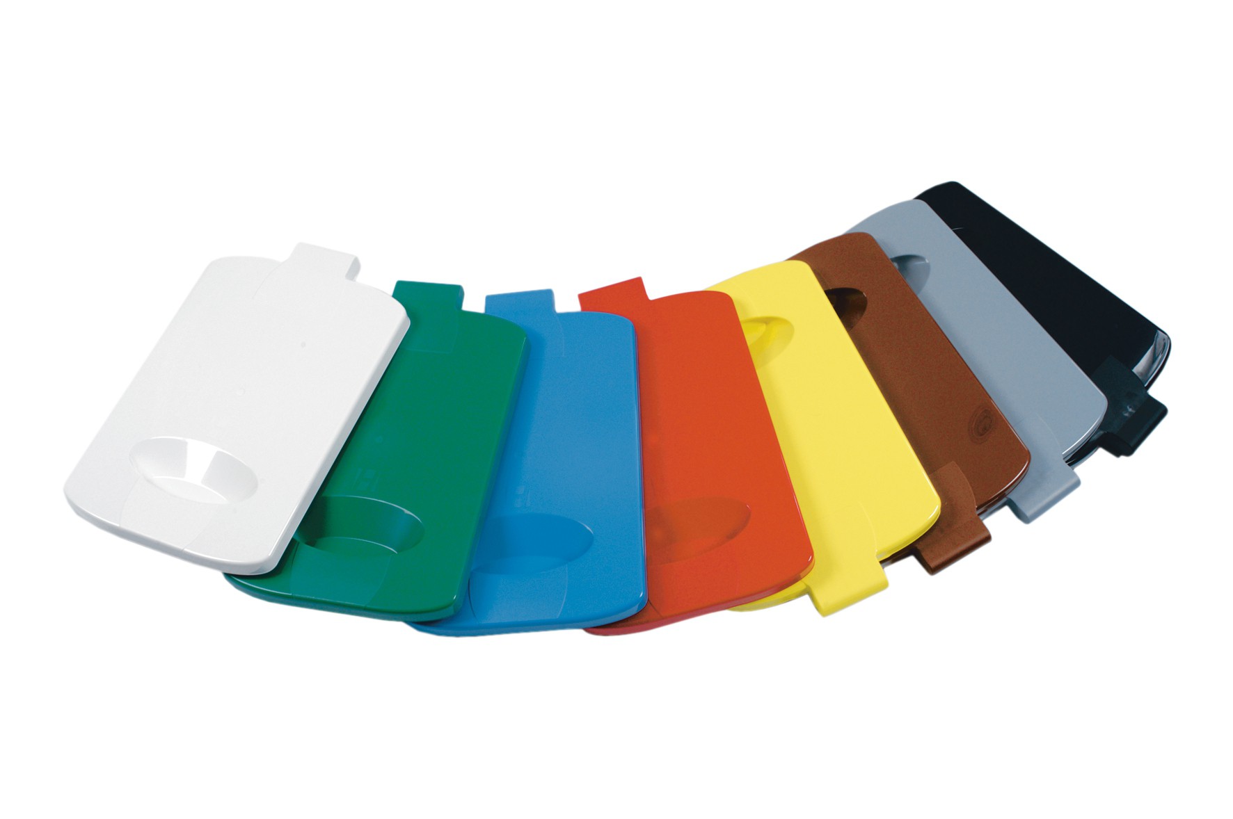 Deckel, braun, mit Scharnieroberteil