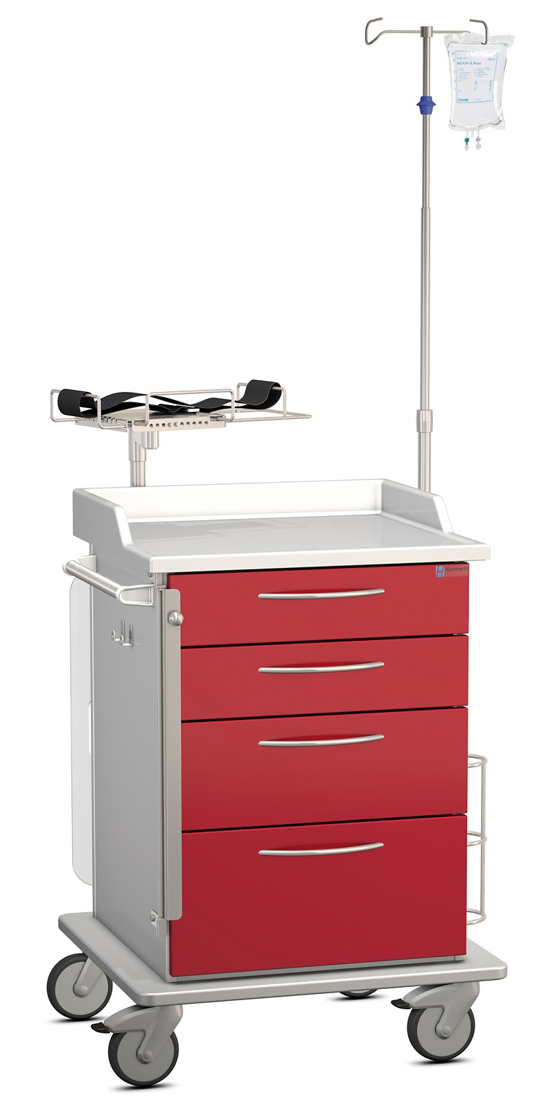 Notfallwagen mit Zubehör