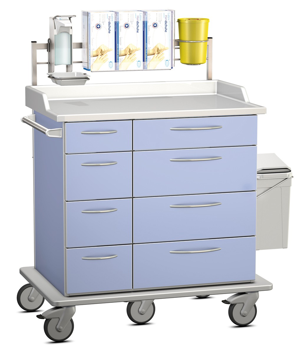 Verbandwagen mit Zubehör