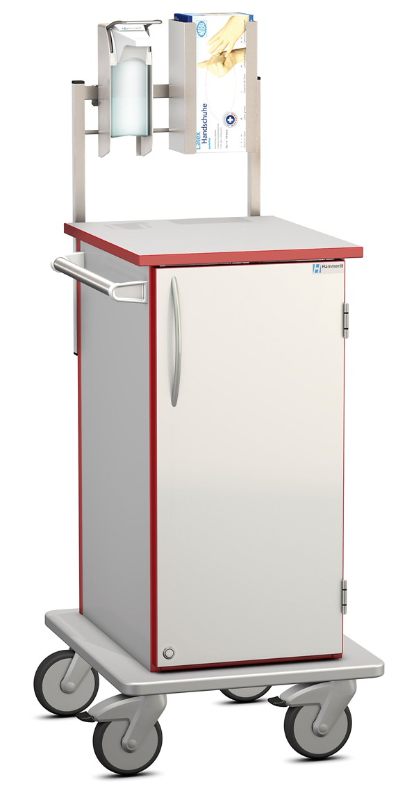 Infektionswagen mit Zubehör