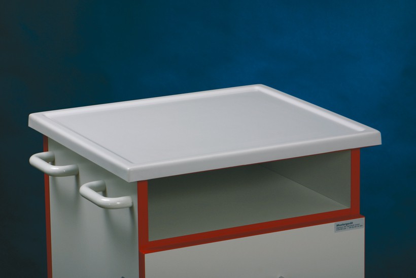 ABS-Top, flach, lichtgrau Serie PX1 und klappbare