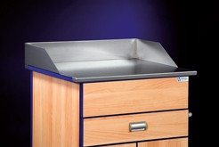 Edelstahl-Top, aufgekantet für Serien PX6/PX8