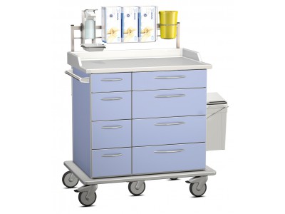 Verbandwagen mit Zubehör