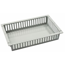 Modulkorb, ABS, lichtgrau 600 x 400 x 100 mm (BxTxH)