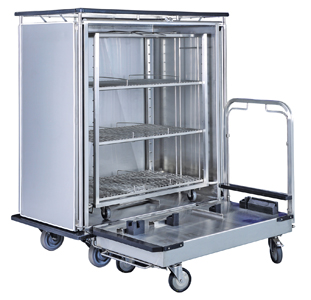 Logistikgerät Sterilgut-Transportwagen aus Edelstahl