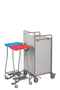 Koppelsammler für Frischwäsche und Schmutzwäsche