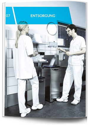 Abfallentsorgung im Krankenhaus - Abfallsammer und Abfalleimer für Krankenhausabfälle